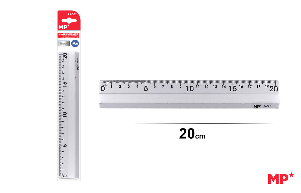 MP RIGHELLO IN ALLUMINIO 20 cm