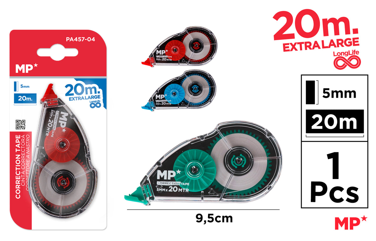 MP CORRETTORE A NASTRO 5 mm x 20 m