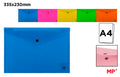 MP CARTELLA A BUSTA CON CHIUSURA A BOTTONE A4 FLUORESCENTE